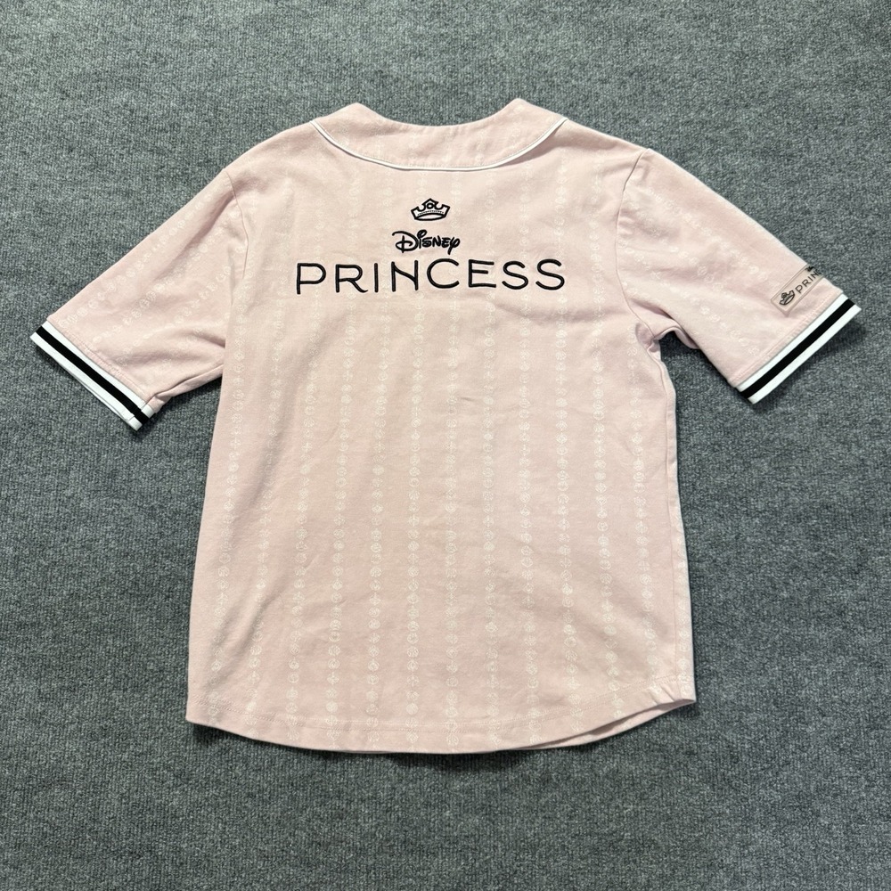 Disney‎ 2024 Pink Princess Sport Baseball Jersey Women's Size S